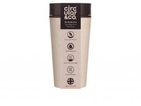 Kelímek rCUP/Circular&CO Cream and Black 340 ml