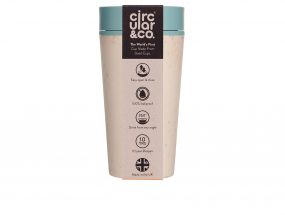 Kelímek rCUP/Circular&CO Cream and Teal 340 ml