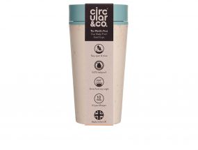 Kelímek CircularCUP Cream and Blue 340 ml