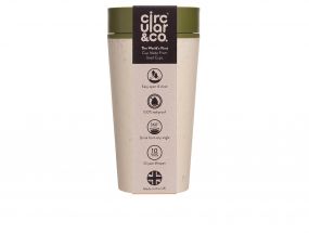 Kelímek rCUP/Circular&CO Cream and Green 340 ml