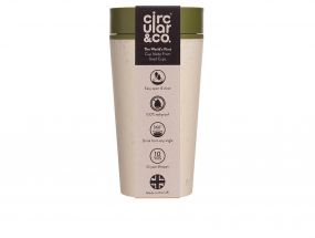 Kelímek CircularCUP Cream and Green 340 ml