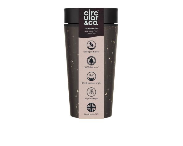 Kelímek CircularCUP Cosmic Black 340 ml