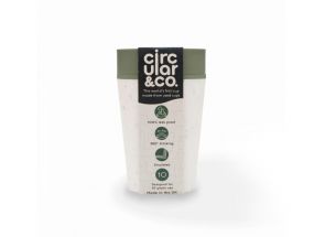 Kelímek rCUP/Circular&CO Cream and Green 227 ml