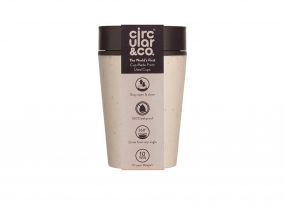 Kelímek CircularCUP Cream and Black 227 ml