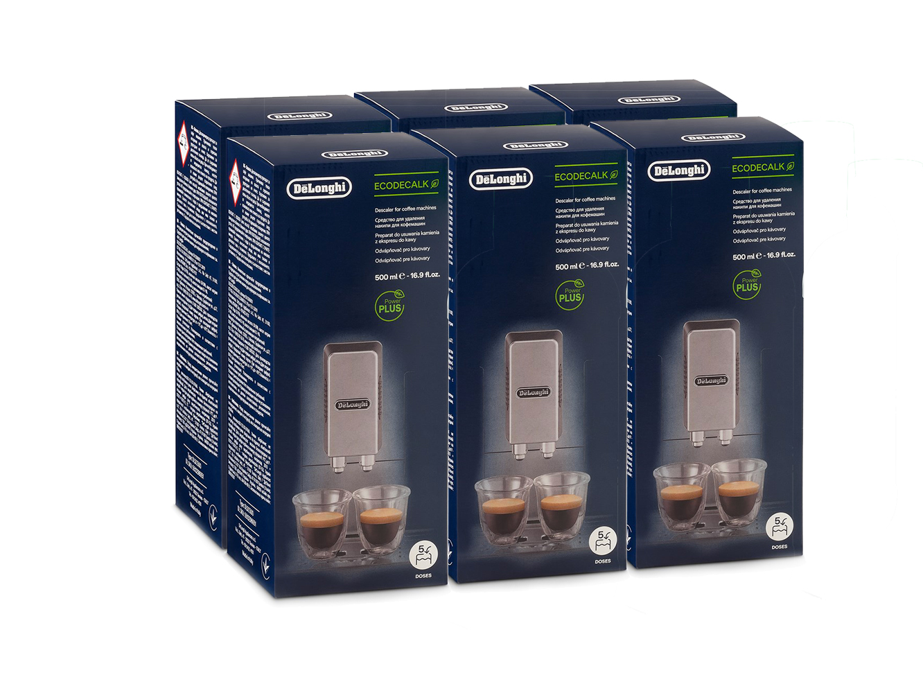 6x Odvápňovač EcoDecalk DeLonghi - 5 cyklů