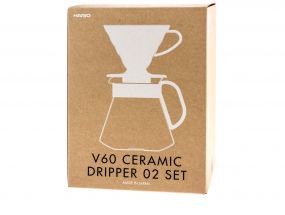 Keramický dripper Hario V60-02 sada s konvičkou a filtry