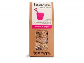 Čaj teapigs Rebarbora a zázvor - 15 ks